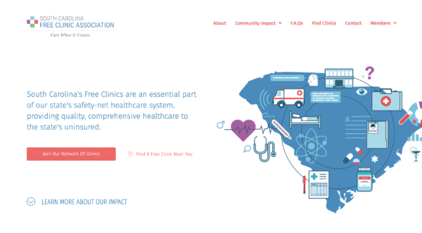 SC Free Clinics Homepage
